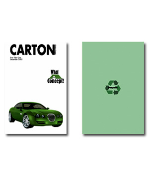 Carton Magazine Cover Concept
