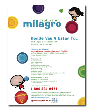 Spirituality For Kids Event Flyer Spanish Version